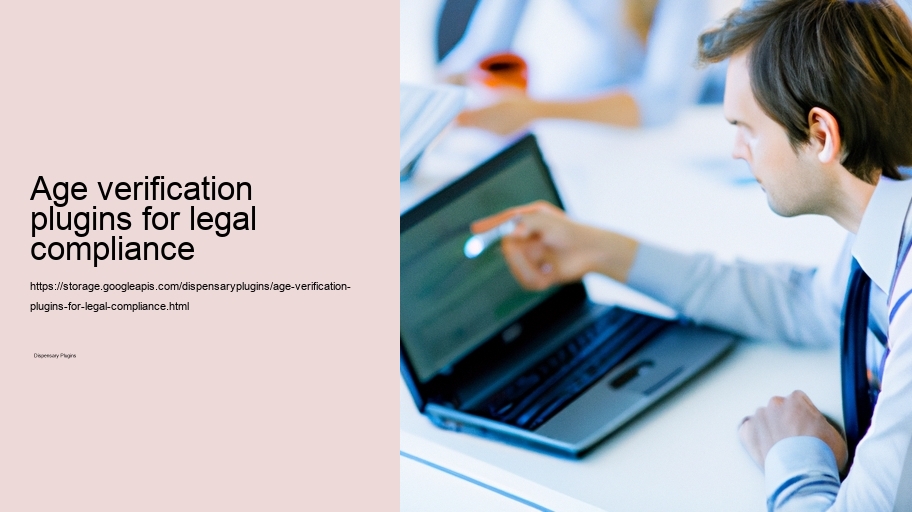 Age verification plugins for legal compliance